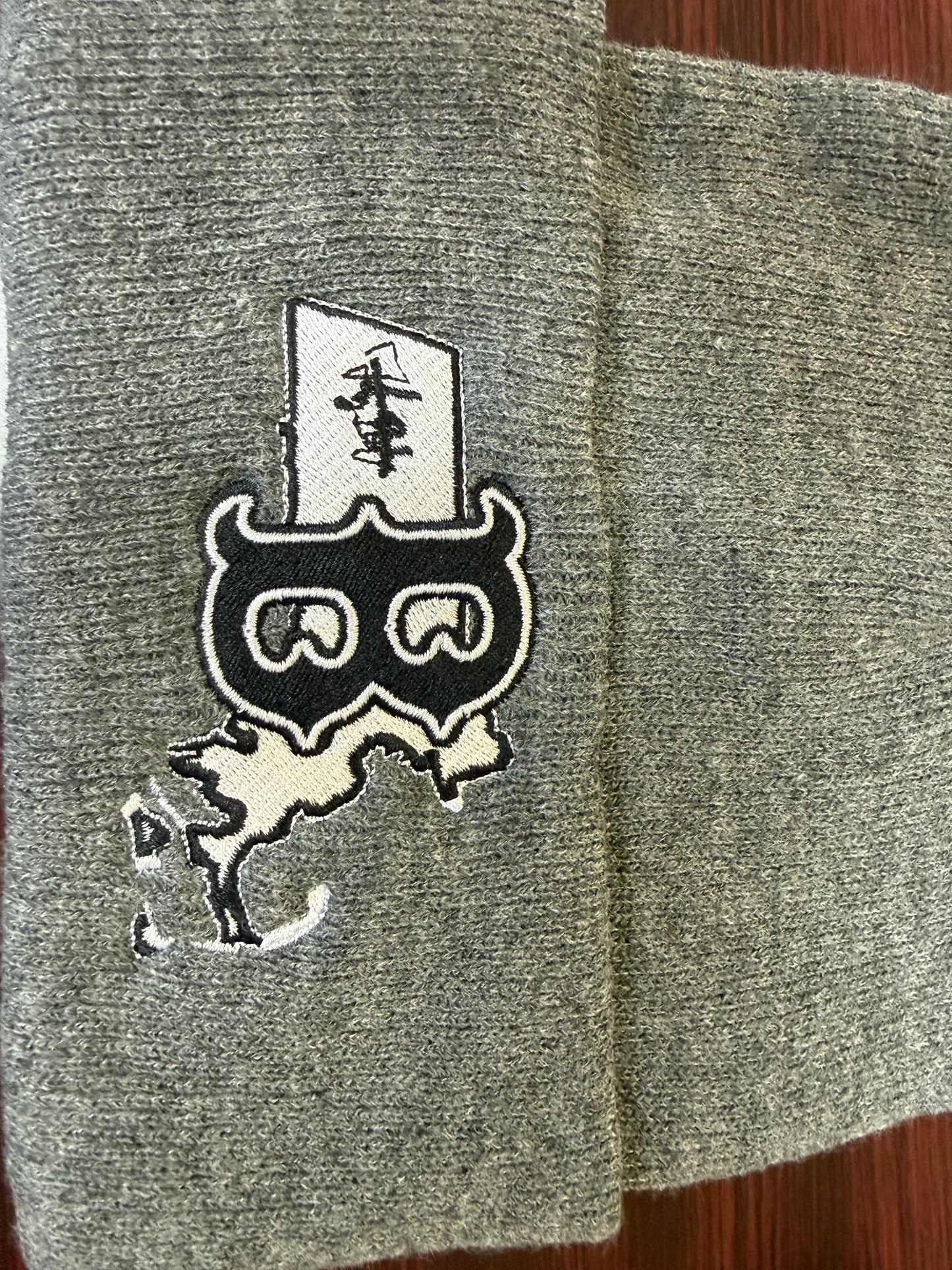 NEW!!! Gray, folded rim (winter hat)