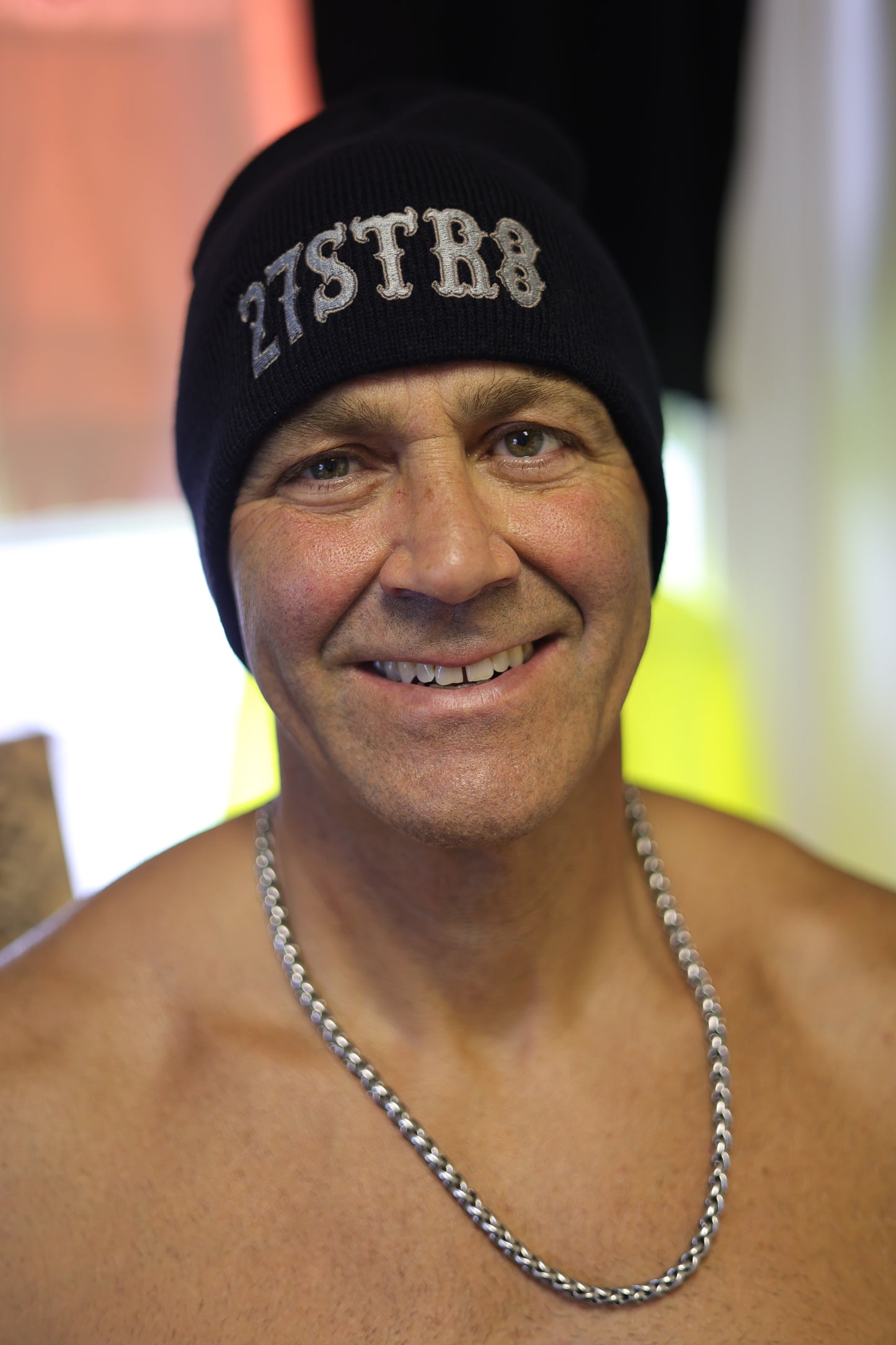 NEW!!! Black Beanie with gray embroidery Original 27str8 design(winter hat)
