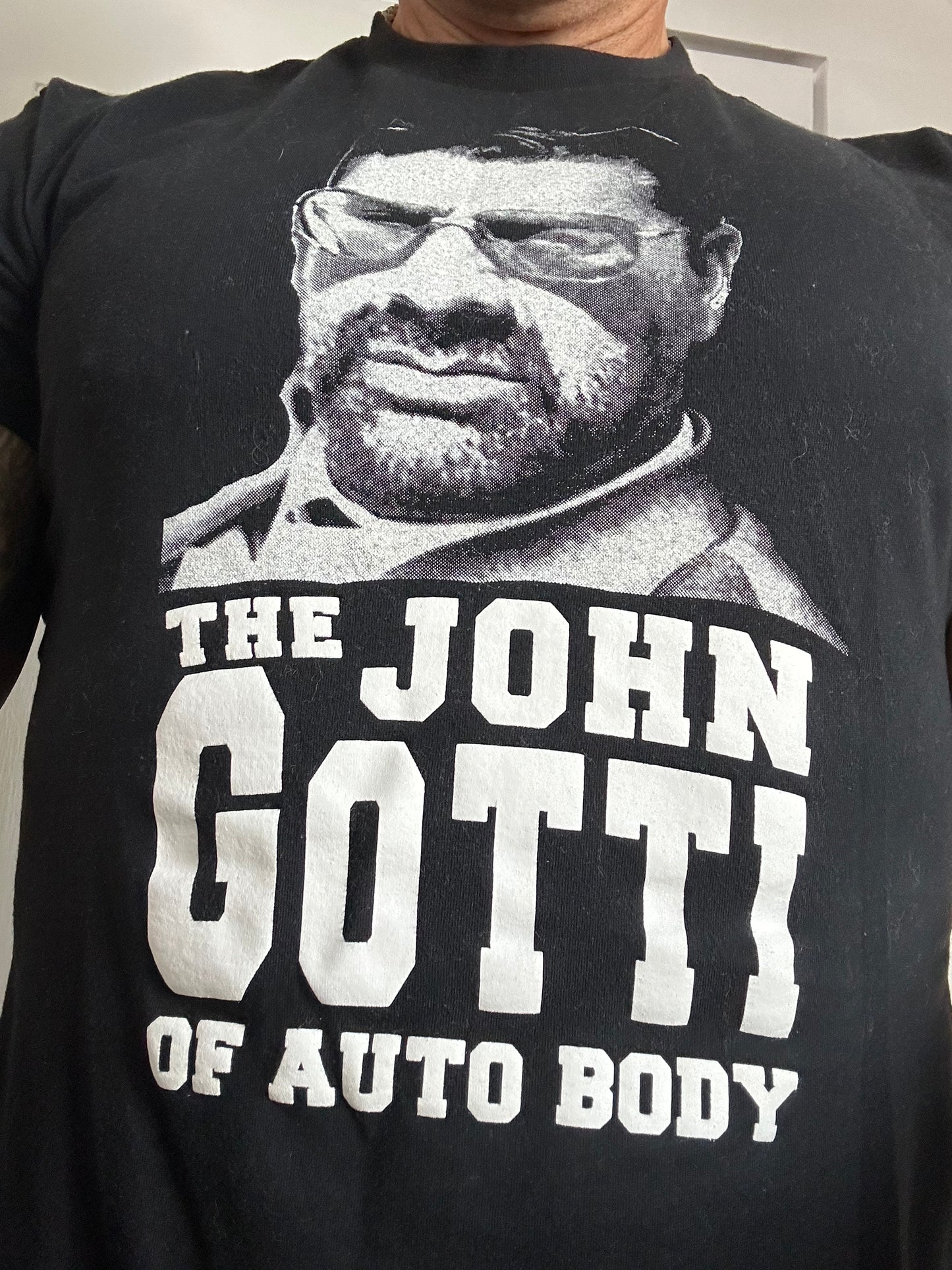 John Gotti Of Auto Body T-Shirt (Black)