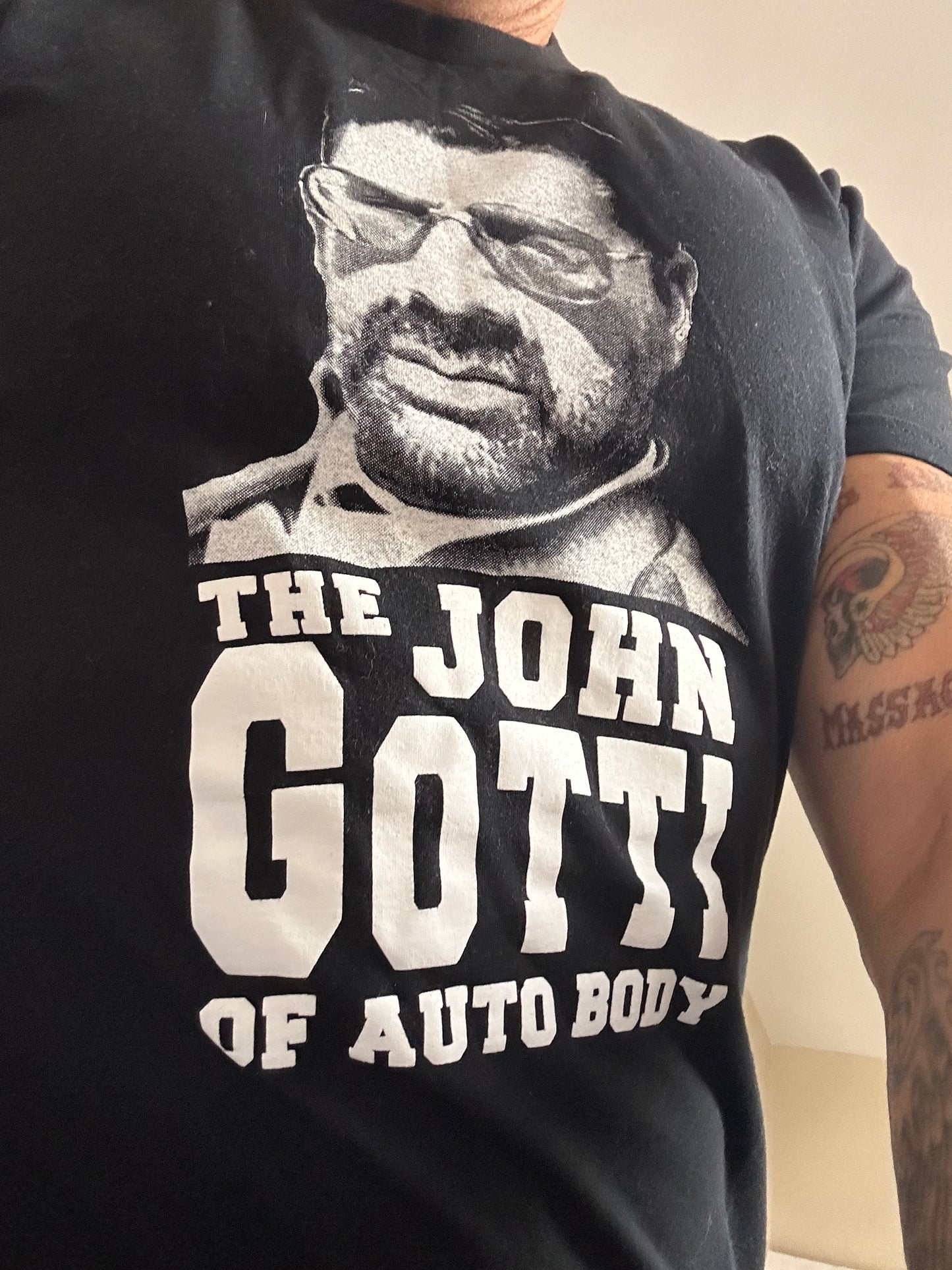 John Gotti Of Auto Body T-Shirt (Black)